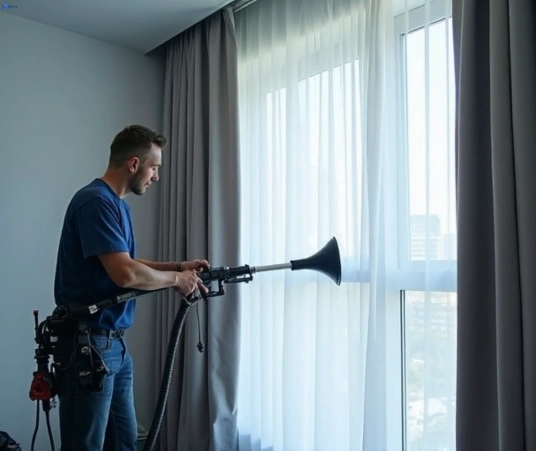 Professional curtain stain removal process equipment Fresho Curtain Cleaning potts-point-nsw